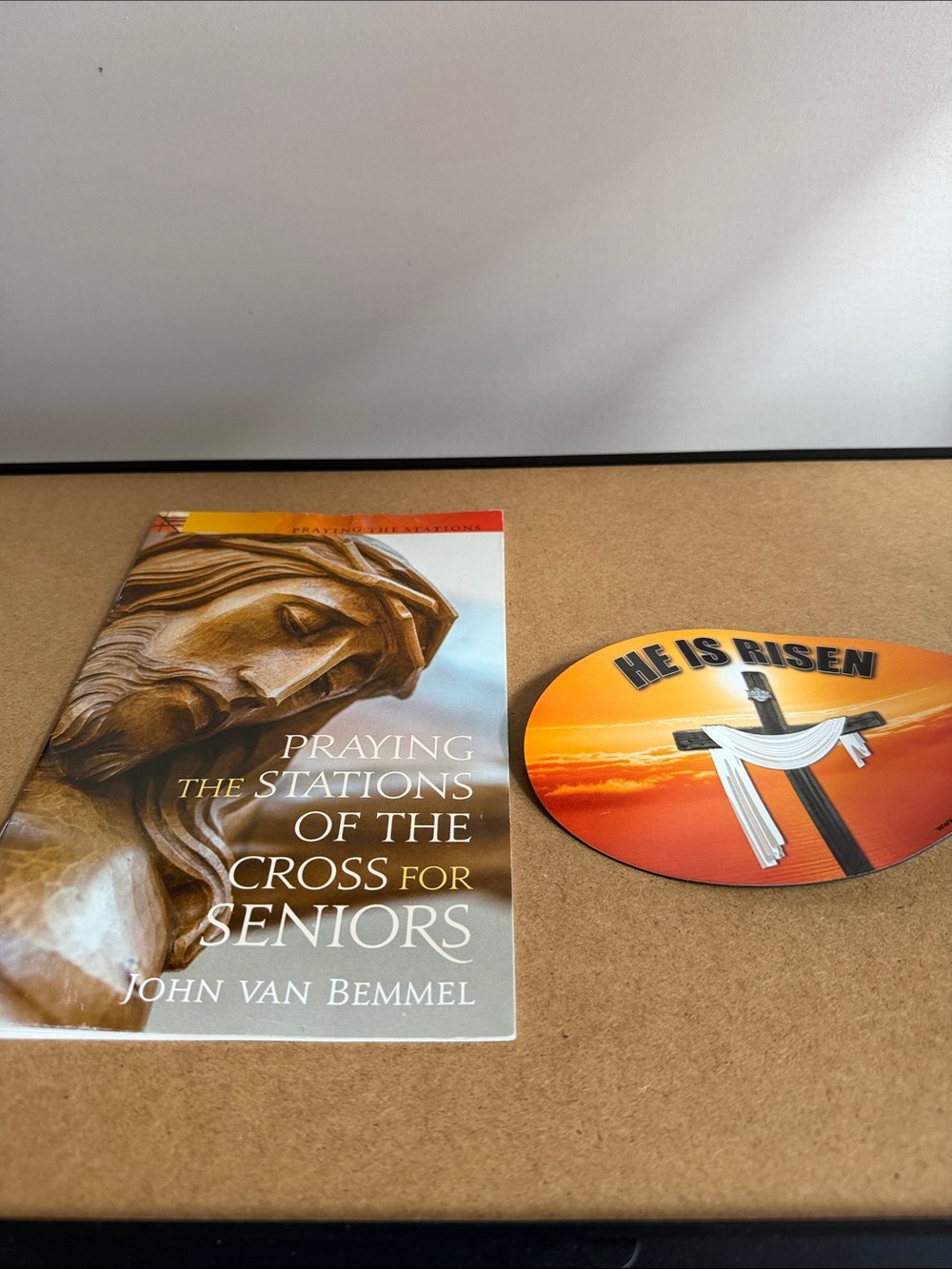 Praying the Stations of the Cross for Seniors & car magnet